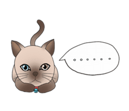 Happy Por-Poh Cat sticker #350861