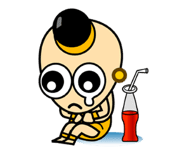 Ghost-Siam so cute sticker #351394