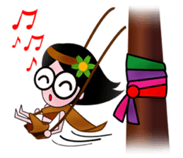 Ghost-Siam so cute sticker #351398