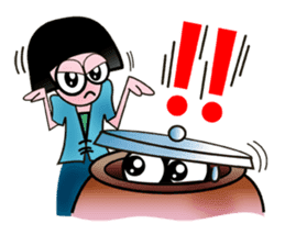 Ghost-Siam so cute sticker #351402