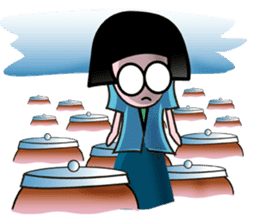 Ghost-Siam so cute sticker #351424