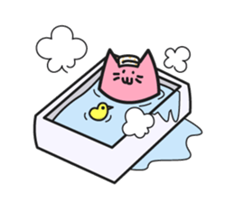 Space cat sticker #351750