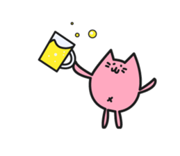 Space cat sticker #351752