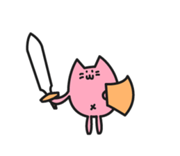 Space cat sticker #351762