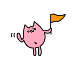 Space cat sticker #351773