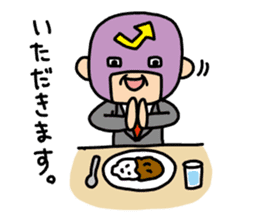 Masked businessman Sticker sticker #352033