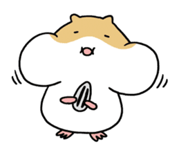 Hamster of my home sticker #352349