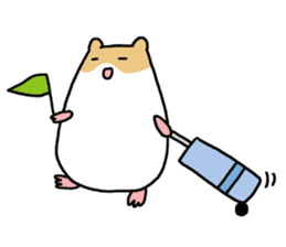 Hamster of my home sticker #352382