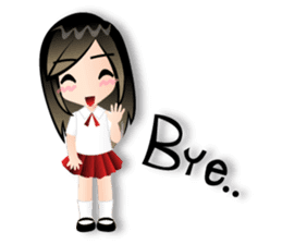 i'am "bikibaam" Cute little girl And fun sticker #352765