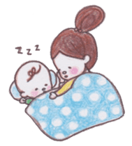 Parenting daily diary of new mom sticker #352913