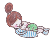 Parenting daily diary of new mom sticker #352917