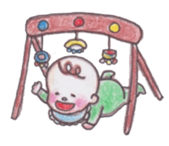 Parenting daily diary of new mom sticker #352926