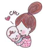 Parenting daily diary of new mom sticker #352929