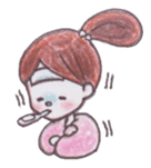 Parenting daily diary of new mom sticker #352939