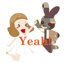 Bianca and usagi sticker #352979