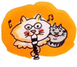 momo cat stamp sticker #352988