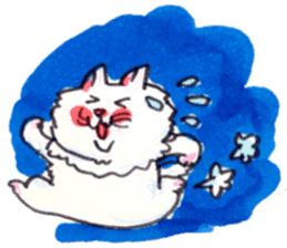 momo cat stamp sticker #352990