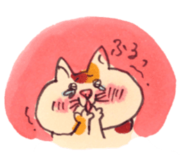 momo cat stamp sticker #353015