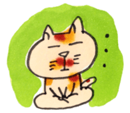 momo cat stamp sticker #353022