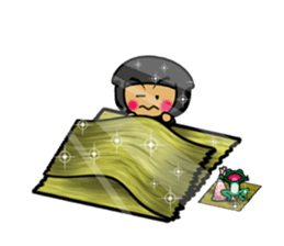 NINJA NEGOROH and NIOHMARU a frog sticker #354449