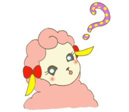 Happy sheep"NONO" sticker #354592