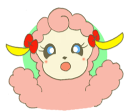 Happy sheep"NONO" sticker #354593