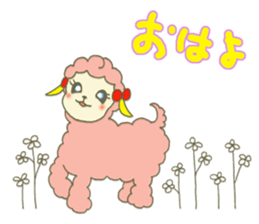 Happy sheep"NONO" sticker #354604