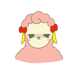 Happy sheep"NONO" sticker #354619