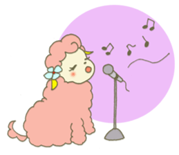 Happy sheep"NONO" sticker #354620