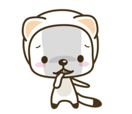 cute & lovely stoat sticker #355138