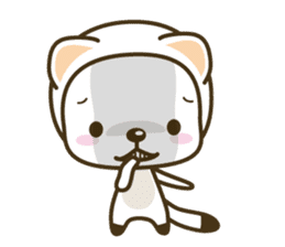 cute & lovely stoat sticker #355138
