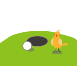 Birdie sticker #355622