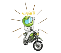 Met rider sticker #355760