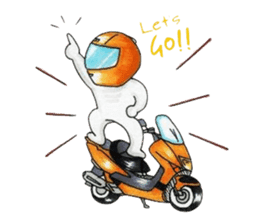Met rider sticker #355763