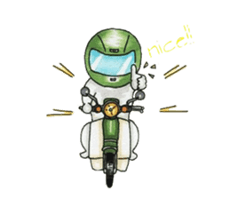 Met rider sticker #355764