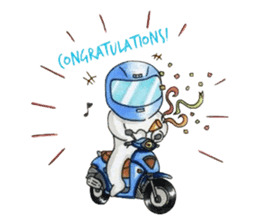Met rider sticker #355779