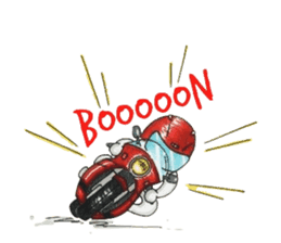 Met rider sticker #355781