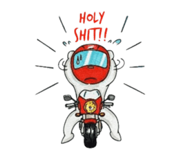 Met rider sticker #355782