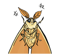 I love moth! sticker #355787