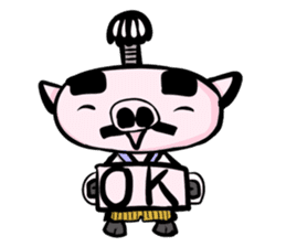 Feudal lord of pig(English version) sticker #356070