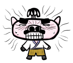 Feudal lord of pig(English version) sticker #356078