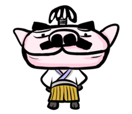 Feudal lord of pig(English version) sticker #356081