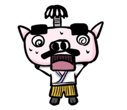Feudal lord of pig(English version) sticker #356088