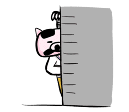 Feudal lord of pig(English version) sticker #356096