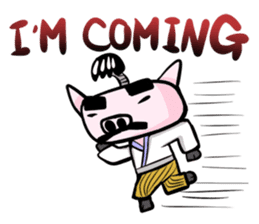 Feudal lord of pig(English version) sticker #356098