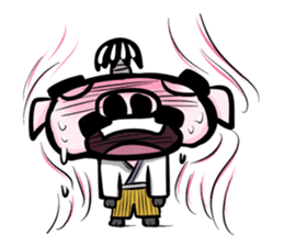 Feudal lord of pig(English version) sticker #356099