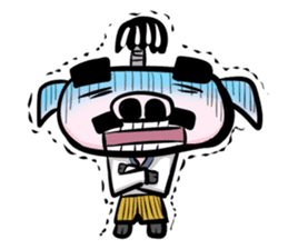 Feudal lord of pig(English version) sticker #356100