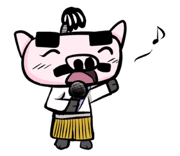 Feudal lord of pig(English version) sticker #356101