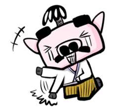 Feudal lord of pig(English version) sticker #356103