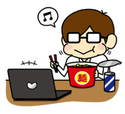 Daily Lives of programmer sticker #356468